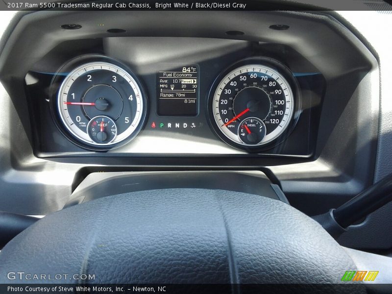 Bright White / Black/Diesel Gray 2017 Ram 5500 Tradesman Regular Cab Chassis
