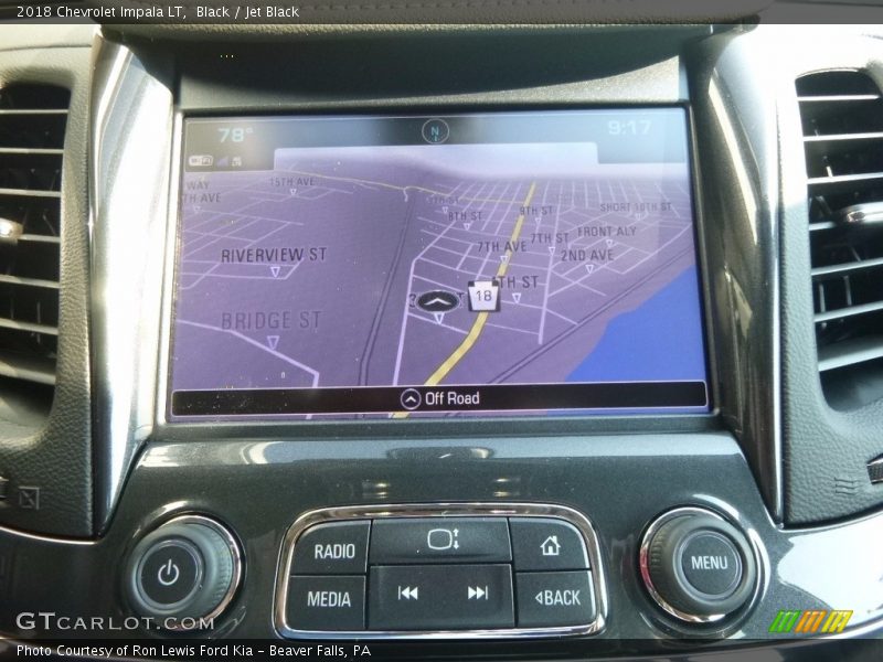 Black / Jet Black 2018 Chevrolet Impala LT