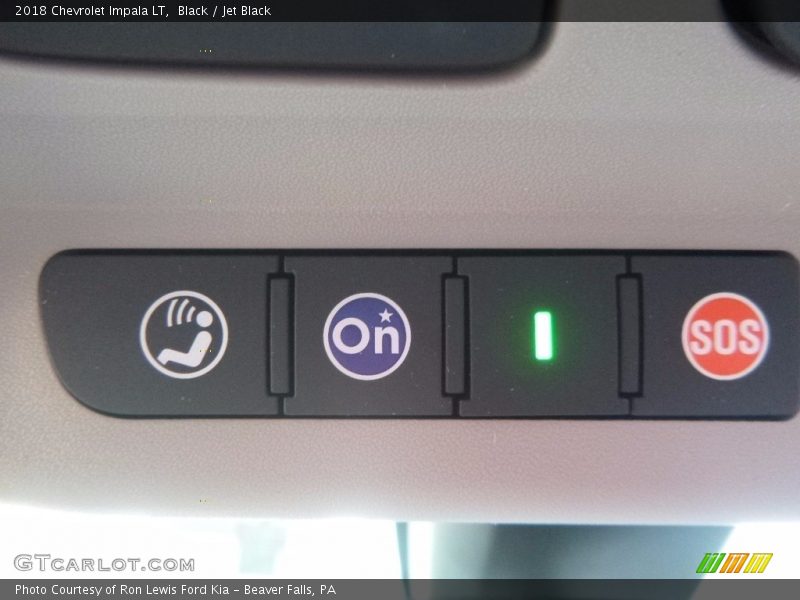 Black / Jet Black 2018 Chevrolet Impala LT