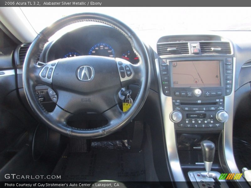 Alabaster Silver Metallic / Ebony 2006 Acura TL 3.2