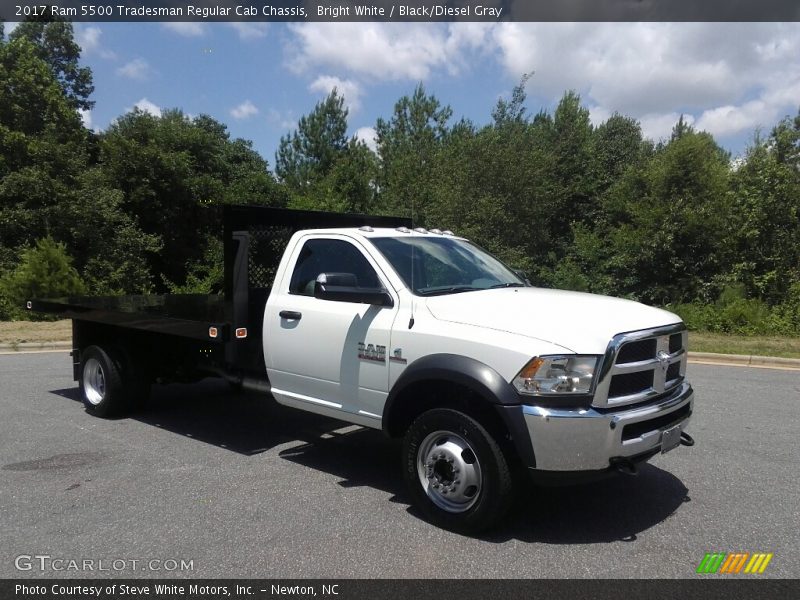 Bright White / Black/Diesel Gray 2017 Ram 5500 Tradesman Regular Cab Chassis