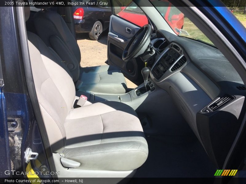Indigo Ink Pearl / Gray 2005 Toyota Highlander V6 4WD