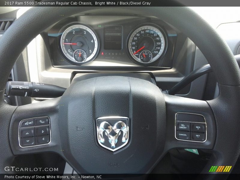 Bright White / Black/Diesel Gray 2017 Ram 5500 Tradesman Regular Cab Chassis