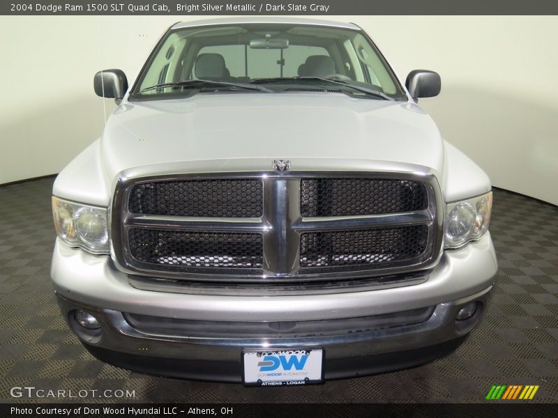Bright Silver Metallic / Dark Slate Gray 2004 Dodge Ram 1500 SLT Quad Cab