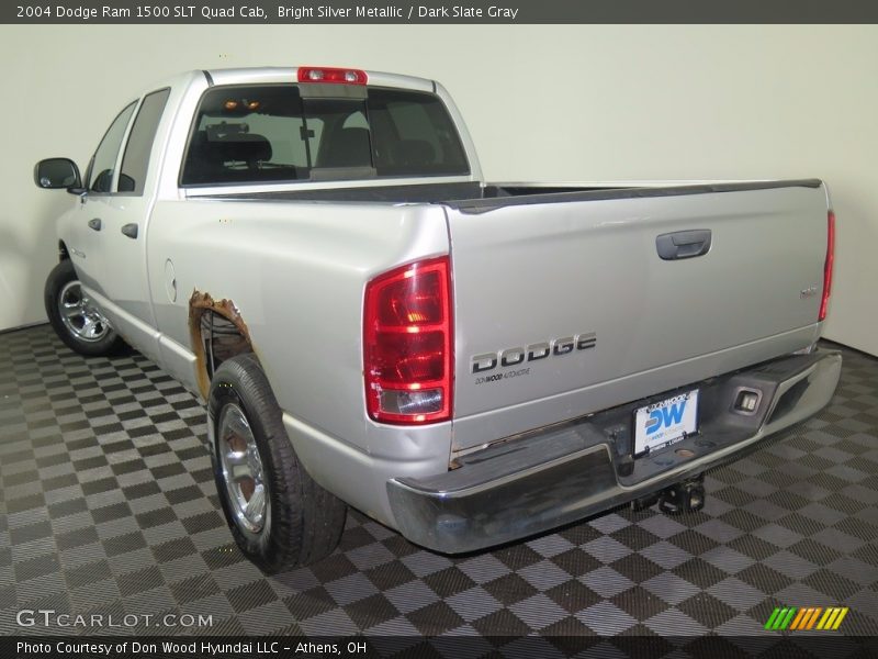 Bright Silver Metallic / Dark Slate Gray 2004 Dodge Ram 1500 SLT Quad Cab