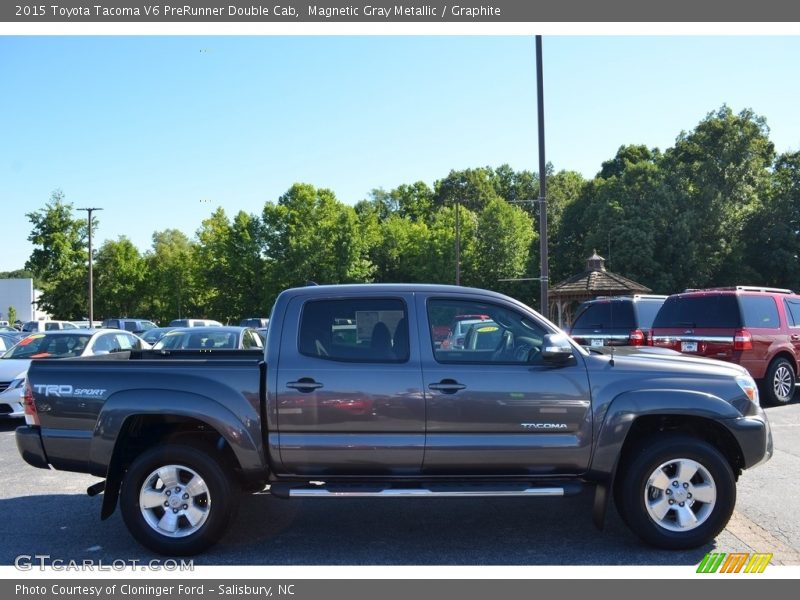 Magnetic Gray Metallic / Graphite 2015 Toyota Tacoma V6 PreRunner Double Cab