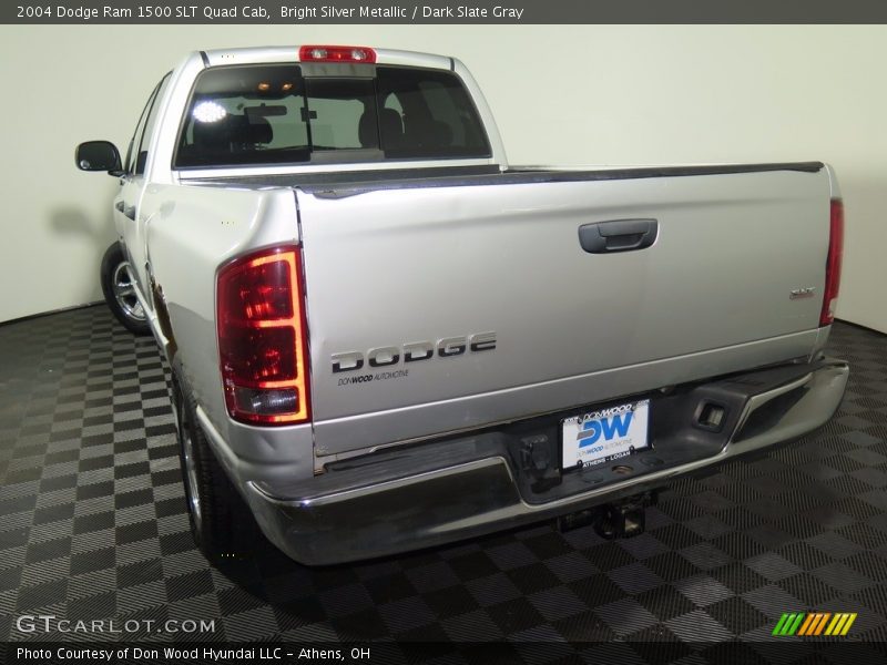 Bright Silver Metallic / Dark Slate Gray 2004 Dodge Ram 1500 SLT Quad Cab