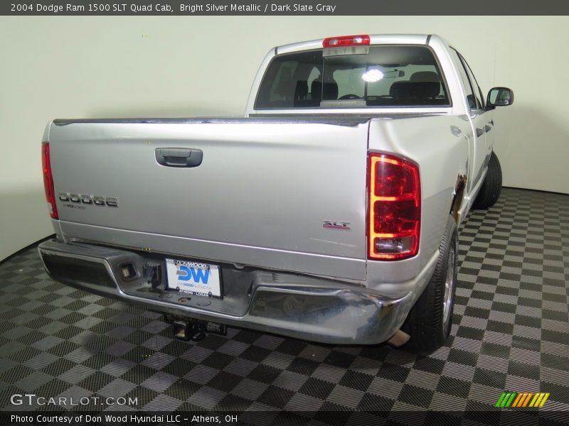 Bright Silver Metallic / Dark Slate Gray 2004 Dodge Ram 1500 SLT Quad Cab