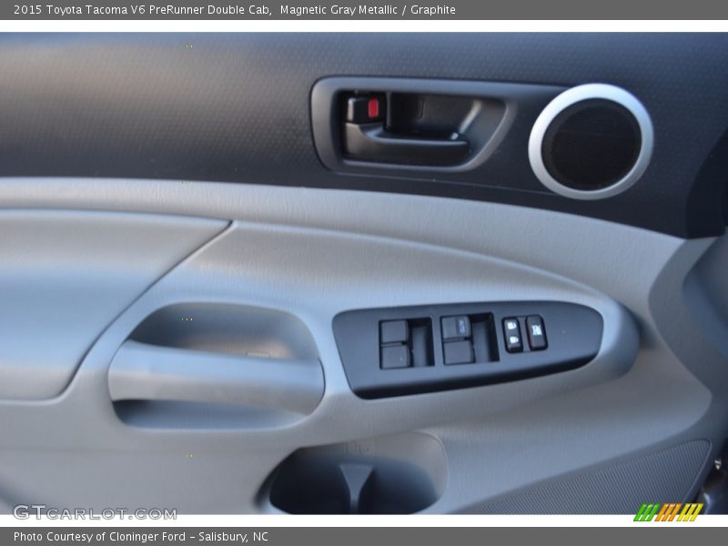 Magnetic Gray Metallic / Graphite 2015 Toyota Tacoma V6 PreRunner Double Cab