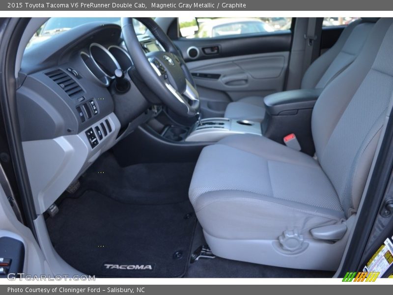 Magnetic Gray Metallic / Graphite 2015 Toyota Tacoma V6 PreRunner Double Cab