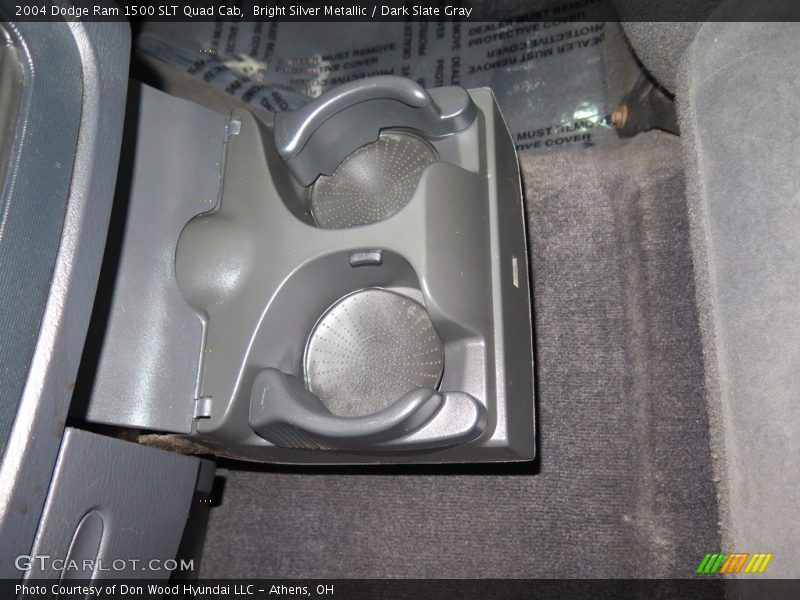 Bright Silver Metallic / Dark Slate Gray 2004 Dodge Ram 1500 SLT Quad Cab