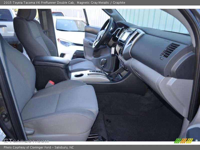 Magnetic Gray Metallic / Graphite 2015 Toyota Tacoma V6 PreRunner Double Cab