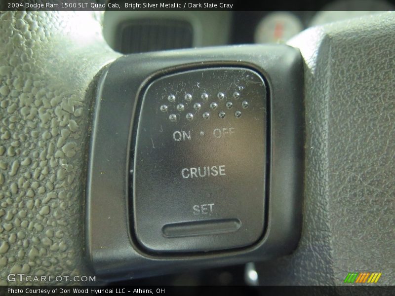 Bright Silver Metallic / Dark Slate Gray 2004 Dodge Ram 1500 SLT Quad Cab
