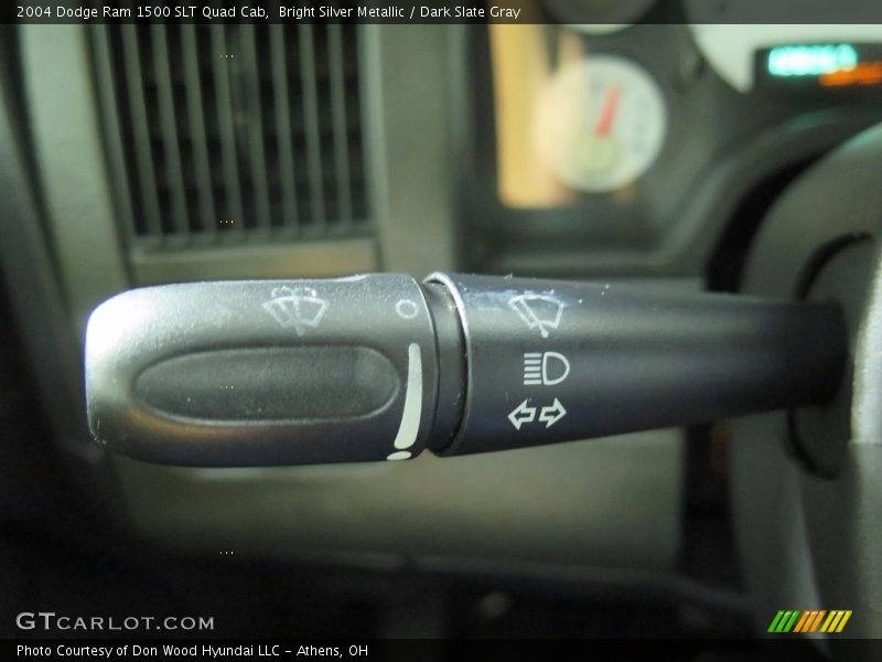 Bright Silver Metallic / Dark Slate Gray 2004 Dodge Ram 1500 SLT Quad Cab