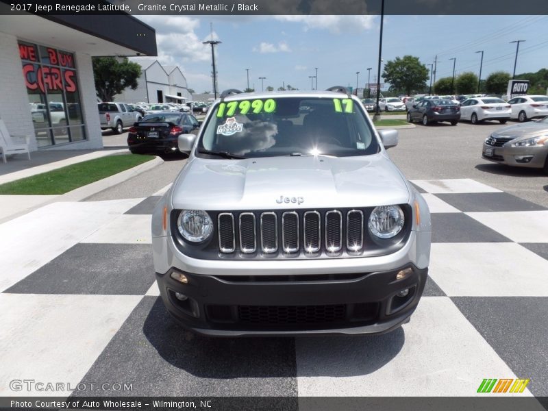 Granite Crystal Metallic / Black 2017 Jeep Renegade Latitude