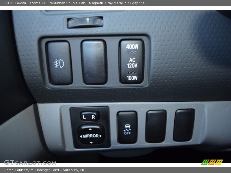 Magnetic Gray Metallic / Graphite 2015 Toyota Tacoma V6 PreRunner Double Cab