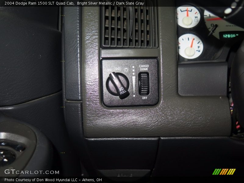Bright Silver Metallic / Dark Slate Gray 2004 Dodge Ram 1500 SLT Quad Cab