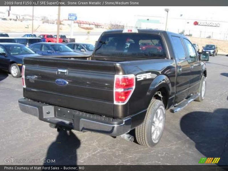 Stone Green Metallic / Stone/Medium Stone 2009 Ford F150 XLT SFE SuperCrew