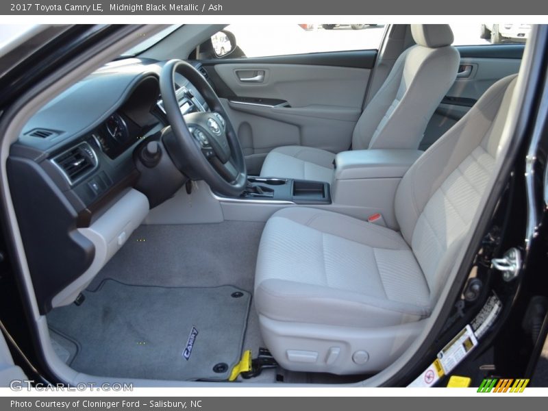 Midnight Black Metallic / Ash 2017 Toyota Camry LE
