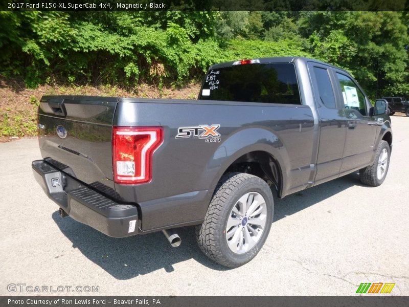 Magnetic / Black 2017 Ford F150 XL SuperCab 4x4