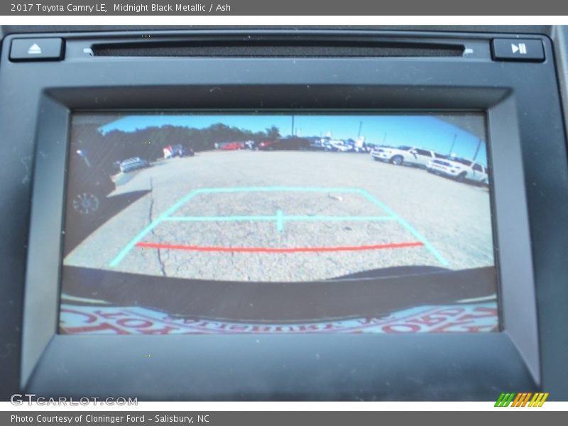 Midnight Black Metallic / Ash 2017 Toyota Camry LE