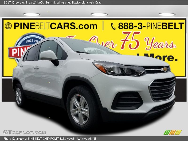 Summit White / Jet Black/­Light Ash Gray 2017 Chevrolet Trax LS AWD