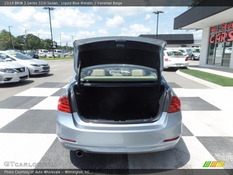 Liquid Blue Metallic / Venetian Beige 2014 BMW 3 Series 320i Sedan