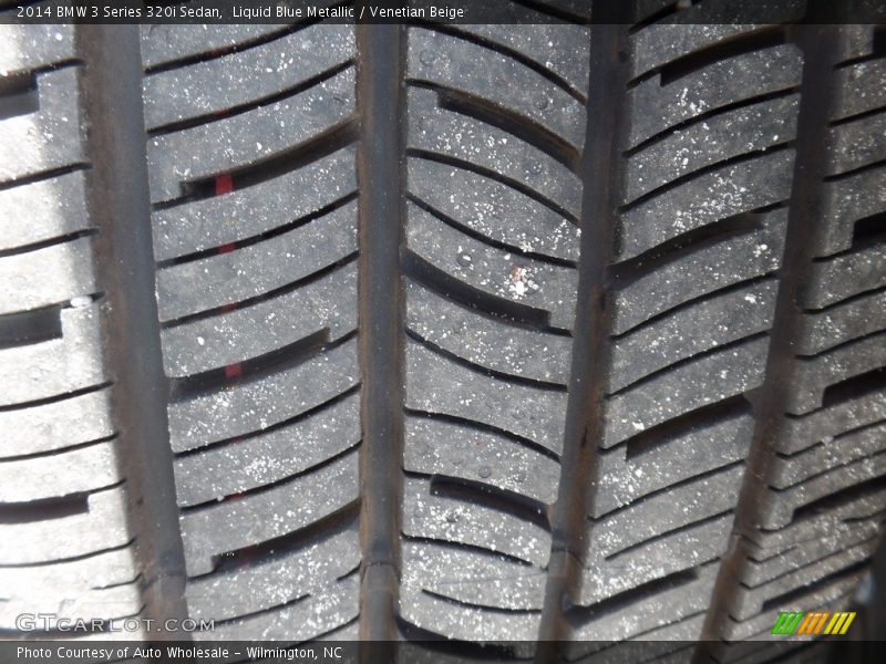 Liquid Blue Metallic / Venetian Beige 2014 BMW 3 Series 320i Sedan