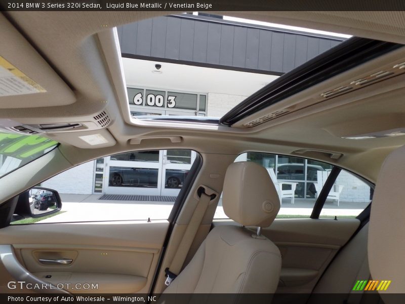 Liquid Blue Metallic / Venetian Beige 2014 BMW 3 Series 320i Sedan