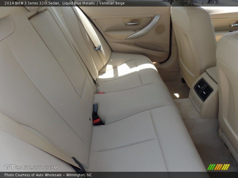 Liquid Blue Metallic / Venetian Beige 2014 BMW 3 Series 320i Sedan