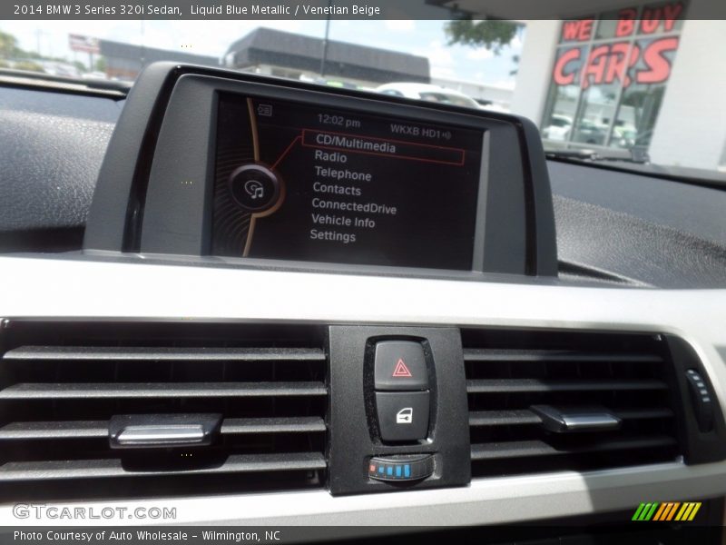 Liquid Blue Metallic / Venetian Beige 2014 BMW 3 Series 320i Sedan