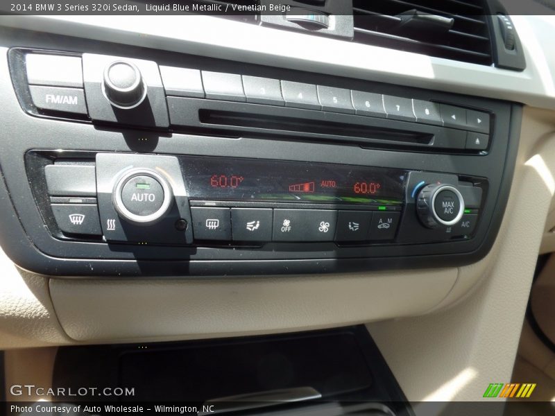 Liquid Blue Metallic / Venetian Beige 2014 BMW 3 Series 320i Sedan