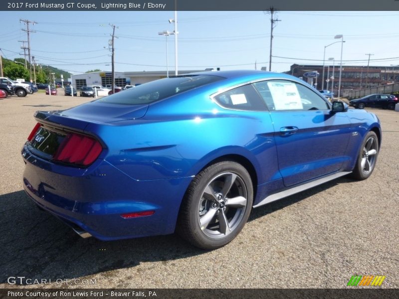 Lightning Blue / Ebony 2017 Ford Mustang GT Coupe