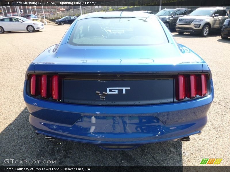 Lightning Blue / Ebony 2017 Ford Mustang GT Coupe