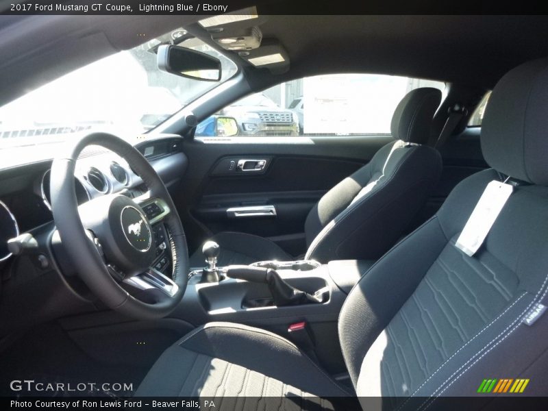 Lightning Blue / Ebony 2017 Ford Mustang GT Coupe