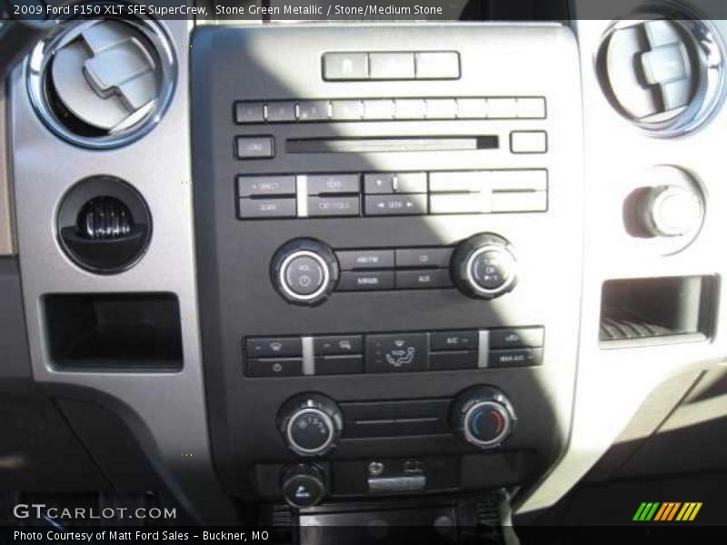 Stone Green Metallic / Stone/Medium Stone 2009 Ford F150 XLT SFE SuperCrew