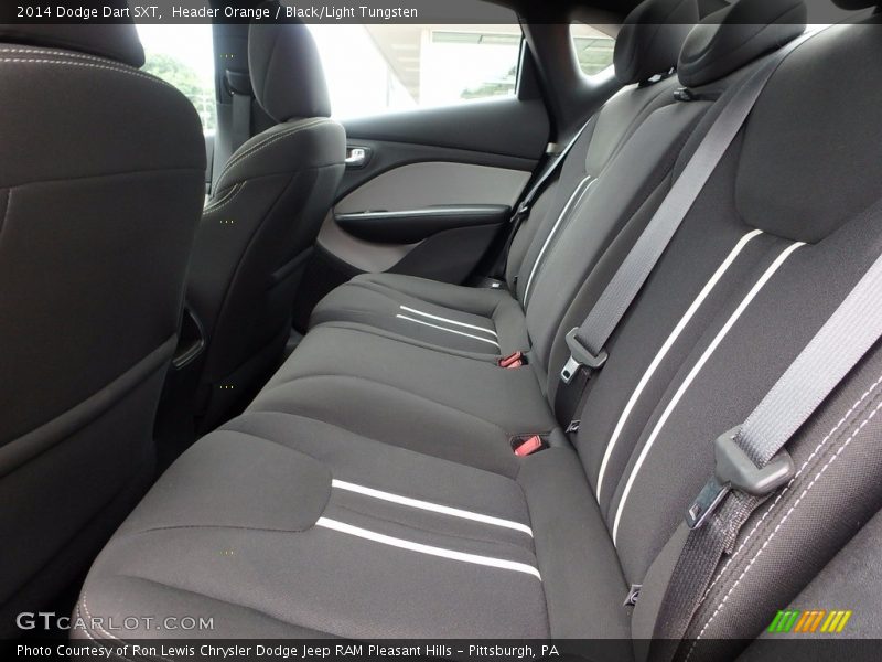 Header Orange / Black/Light Tungsten 2014 Dodge Dart SXT