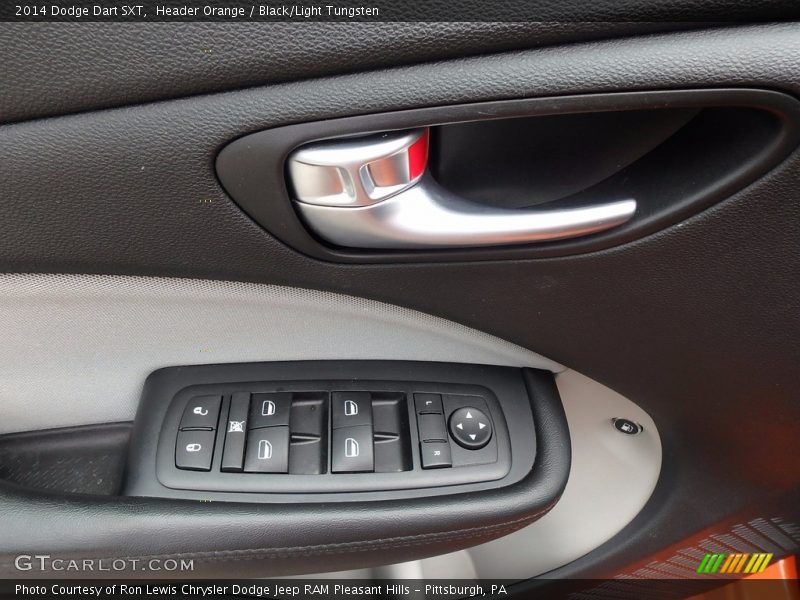 Header Orange / Black/Light Tungsten 2014 Dodge Dart SXT
