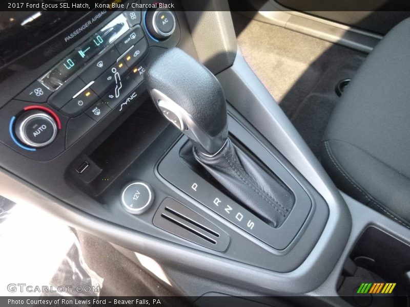 Kona Blue / Charcoal Black 2017 Ford Focus SEL Hatch