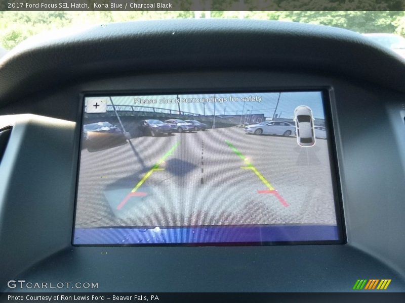 Kona Blue / Charcoal Black 2017 Ford Focus SEL Hatch