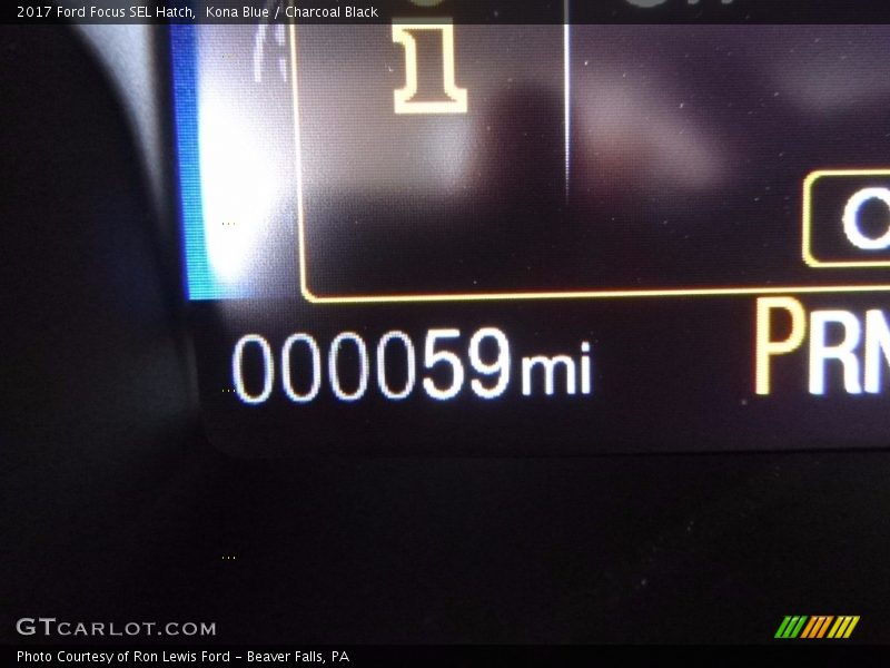 Kona Blue / Charcoal Black 2017 Ford Focus SEL Hatch