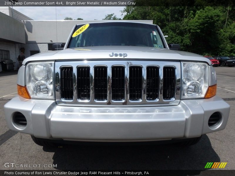 Bright Silver Metallic / Medium Slate Gray 2007 Jeep Commander Sport 4x4