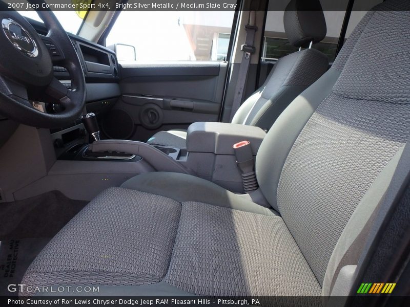 Bright Silver Metallic / Medium Slate Gray 2007 Jeep Commander Sport 4x4