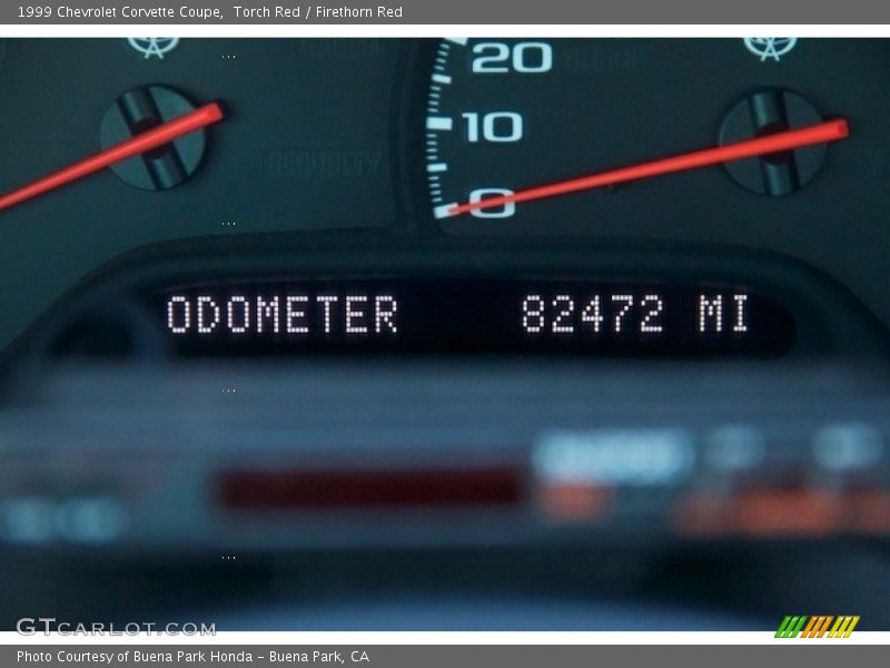 Torch Red / Firethorn Red 1999 Chevrolet Corvette Coupe