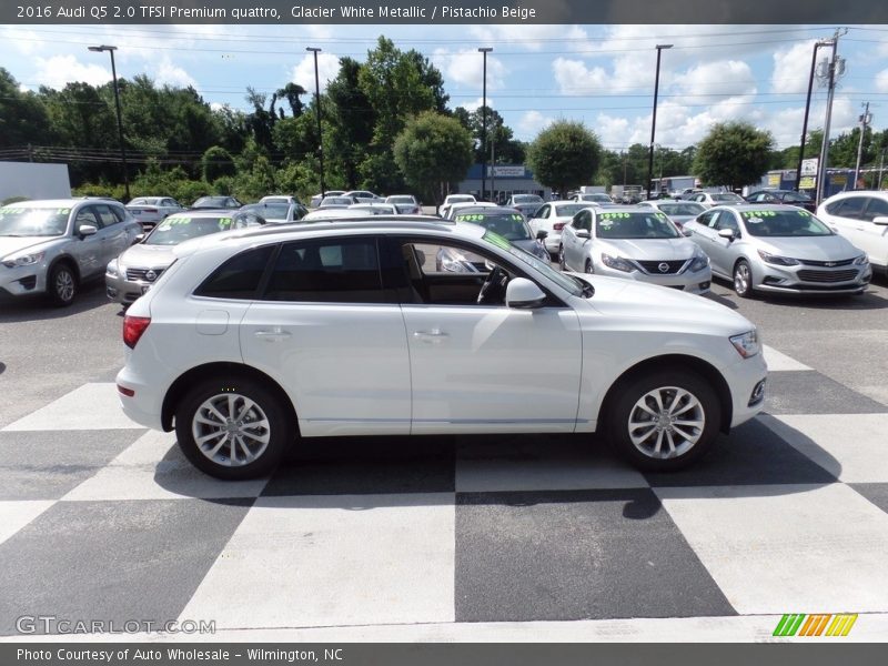 Glacier White Metallic / Pistachio Beige 2016 Audi Q5 2.0 TFSI Premium quattro