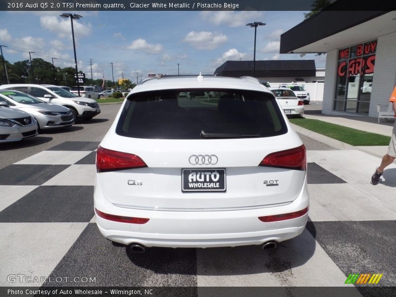 Glacier White Metallic / Pistachio Beige 2016 Audi Q5 2.0 TFSI Premium quattro