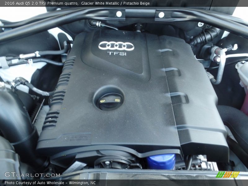 Glacier White Metallic / Pistachio Beige 2016 Audi Q5 2.0 TFSI Premium quattro