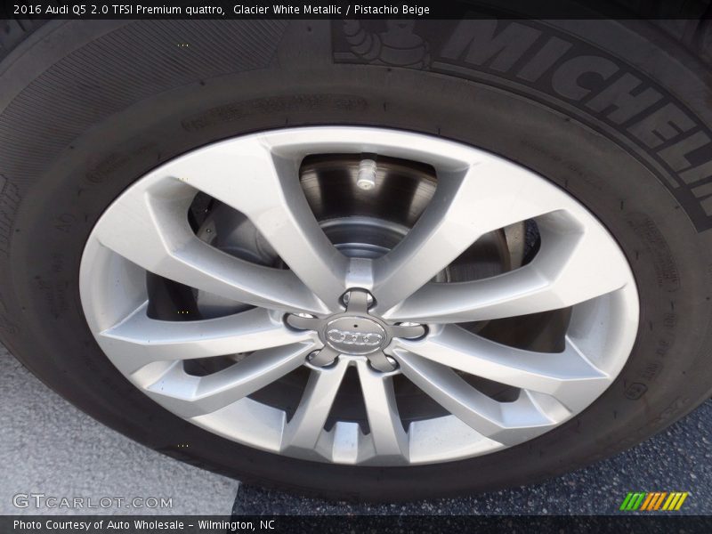 Glacier White Metallic / Pistachio Beige 2016 Audi Q5 2.0 TFSI Premium quattro