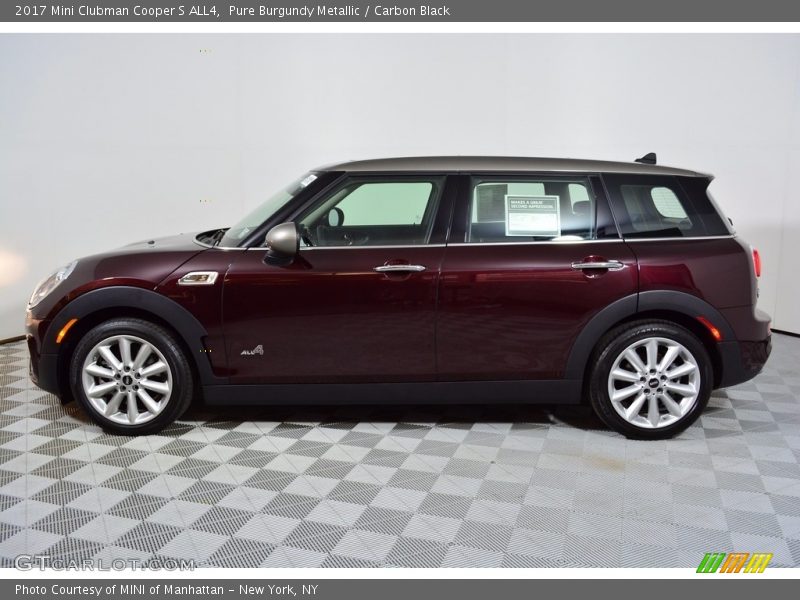 Pure Burgundy Metallic / Carbon Black 2017 Mini Clubman Cooper S ALL4