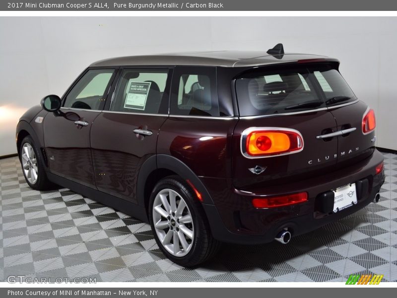 Pure Burgundy Metallic / Carbon Black 2017 Mini Clubman Cooper S ALL4